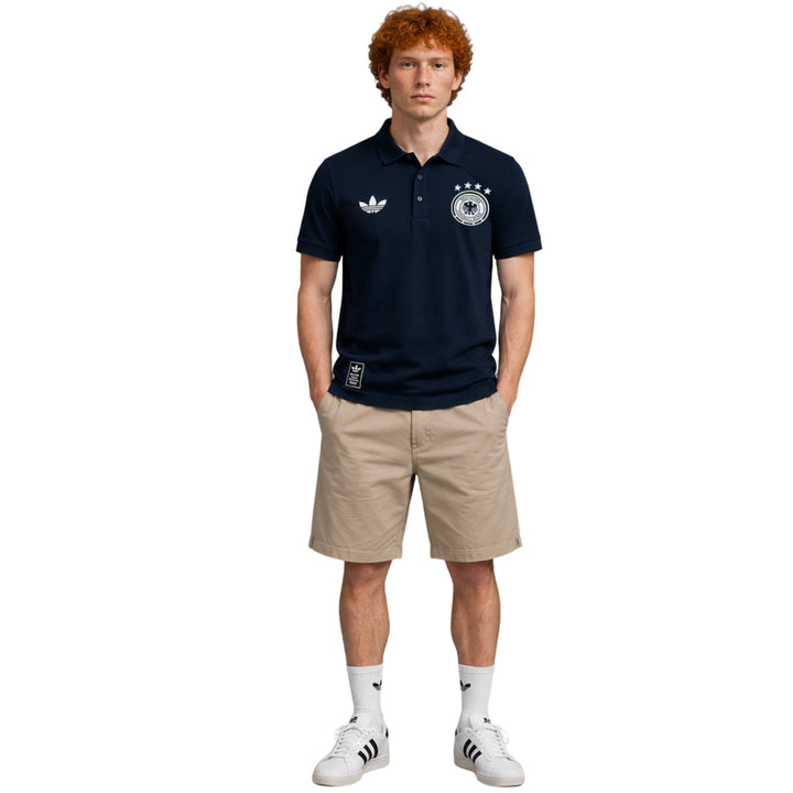 Allemagne Polo 26/27 - Coupe du Monde 2026 - Bleu Marine