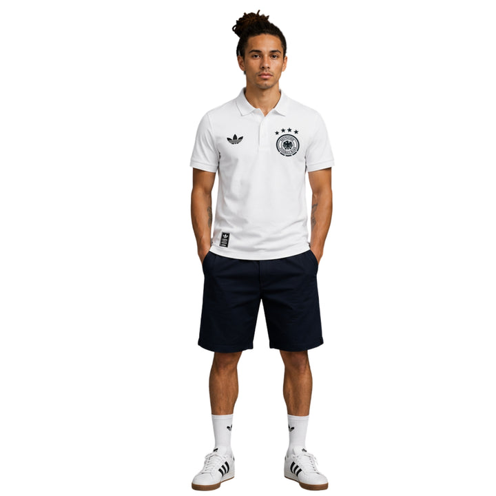 Allemagne Polo 26/27 - Coupe du Monde 2026 - Blanc