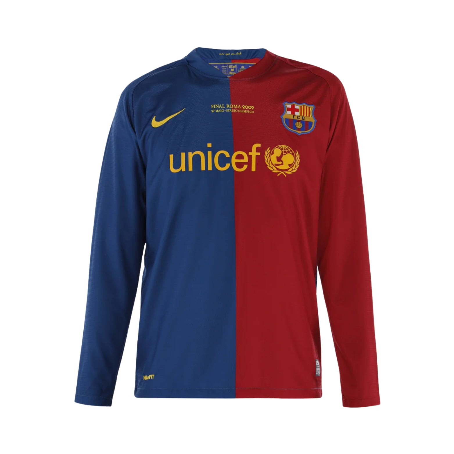 Barcelone Domicile 08/09 - Finale de la Ligue des champions- Manches Longues