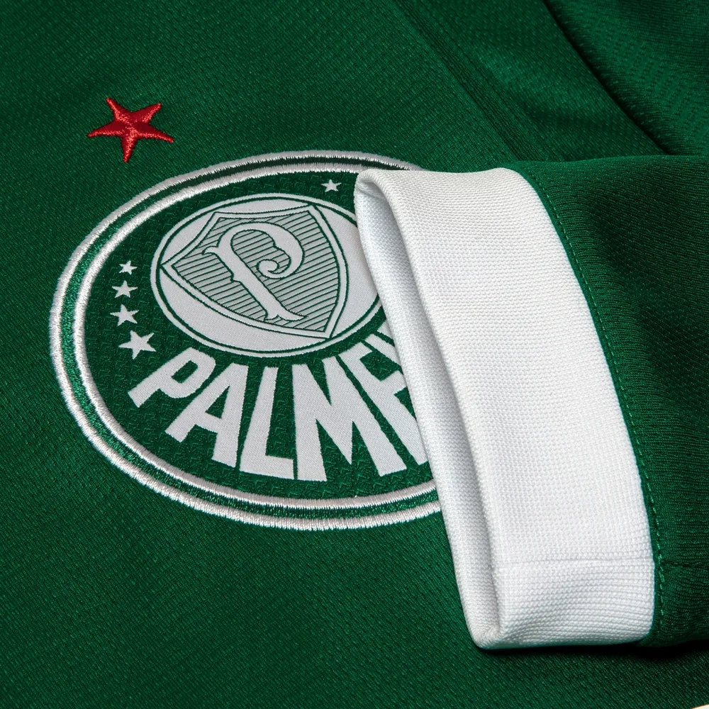 Palmeiras Domicile 25/26 - Manches Longues - Vue rapprochée