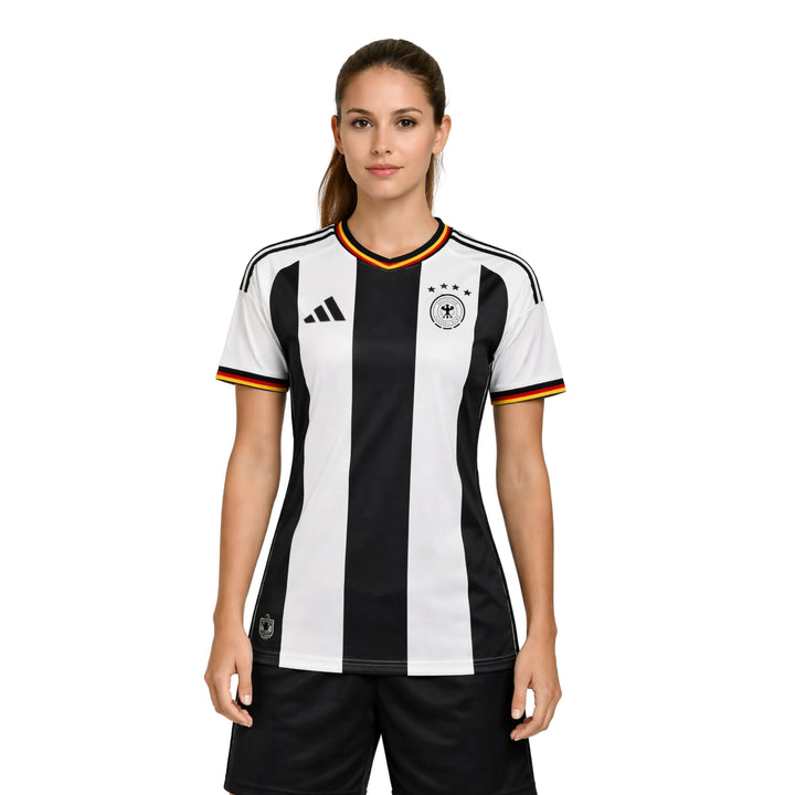 Allemagne Édition Spéciale 26/27 - Coupe du Monde 2026 - Version Féminine - Noir et Blanc