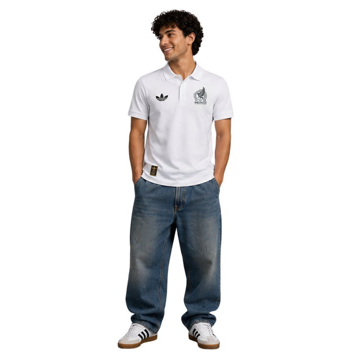 Mexique Polo 26/27 - Coupe du Monde 2026 - Blanc