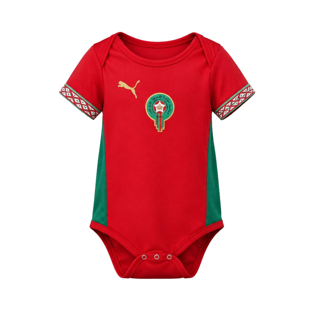 Maroc - Body Bébé Domicile 26/27 - Coupe du Monde 2026