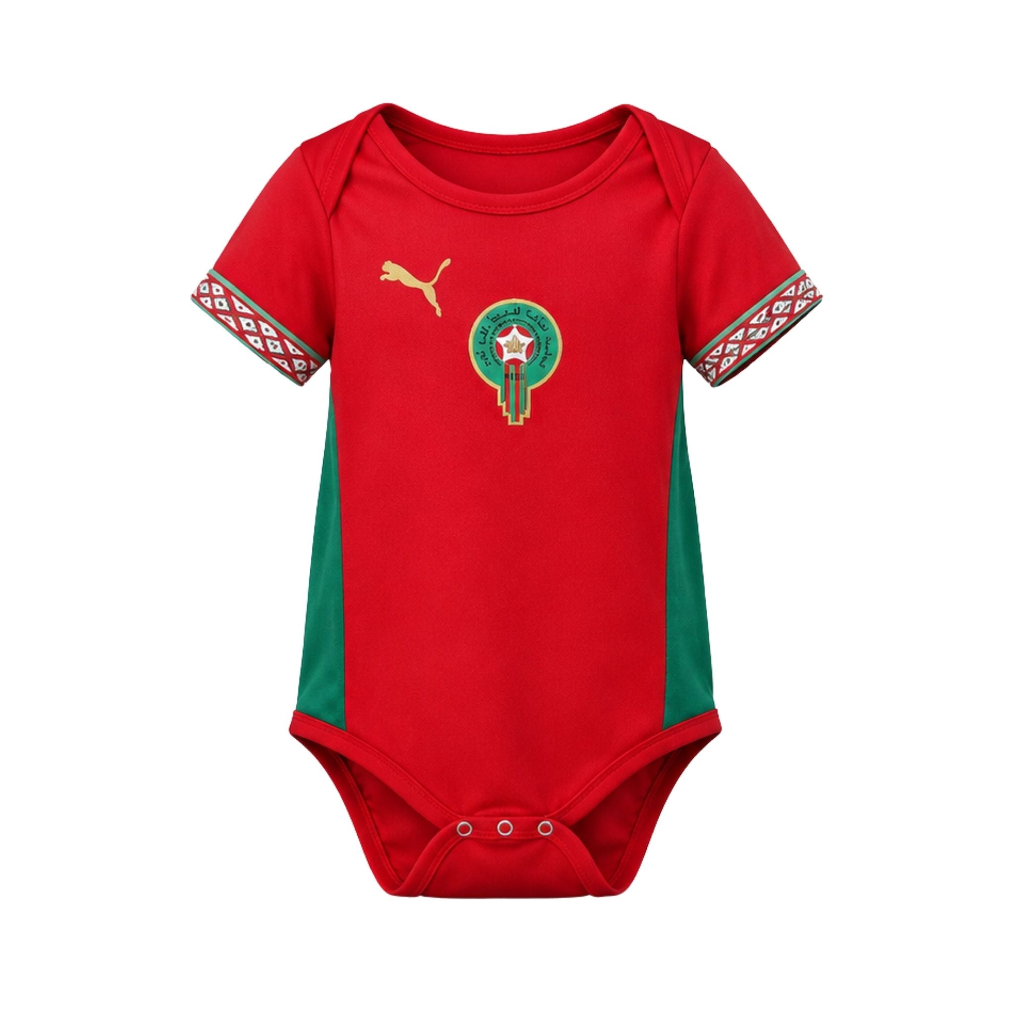 Maroc - Body Bébé Domicile 26/27 - Coupe du Monde 2026