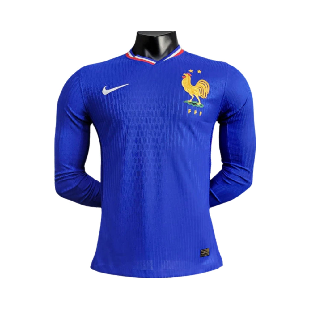 Camiseta Francia Local 24/25 - Manga Larga - Versión Jugador