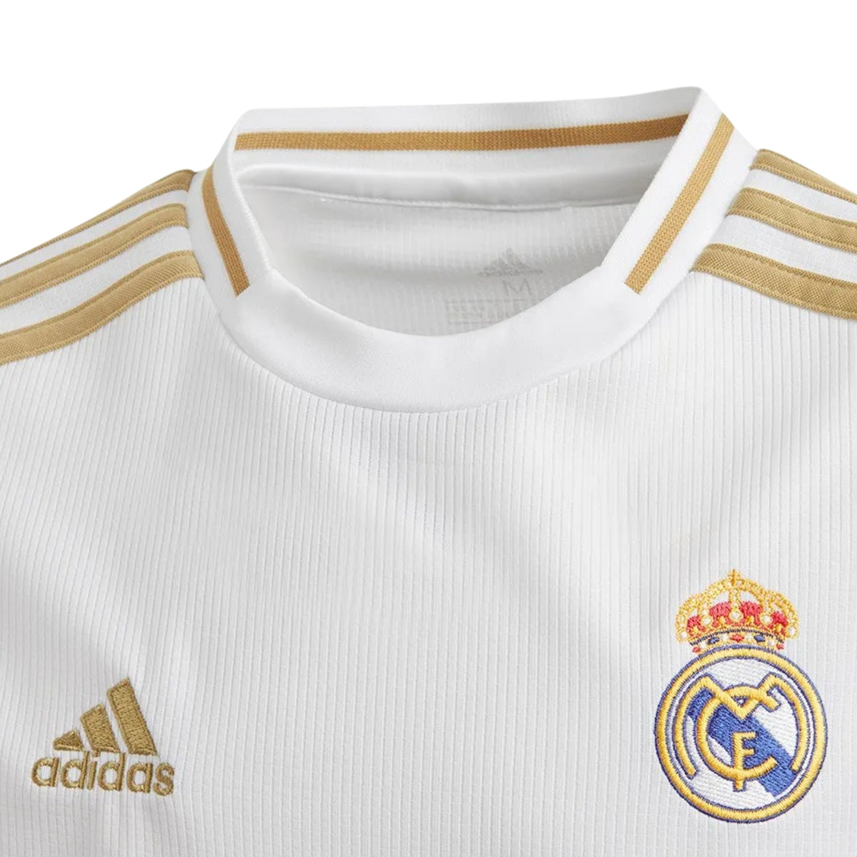 Real Madrid Domicile 19/20 - Manches Longues - Vue rapprochée