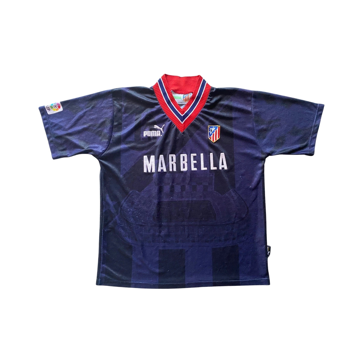 Atlético de Madrid Extérieur 95/96 - Vue de face