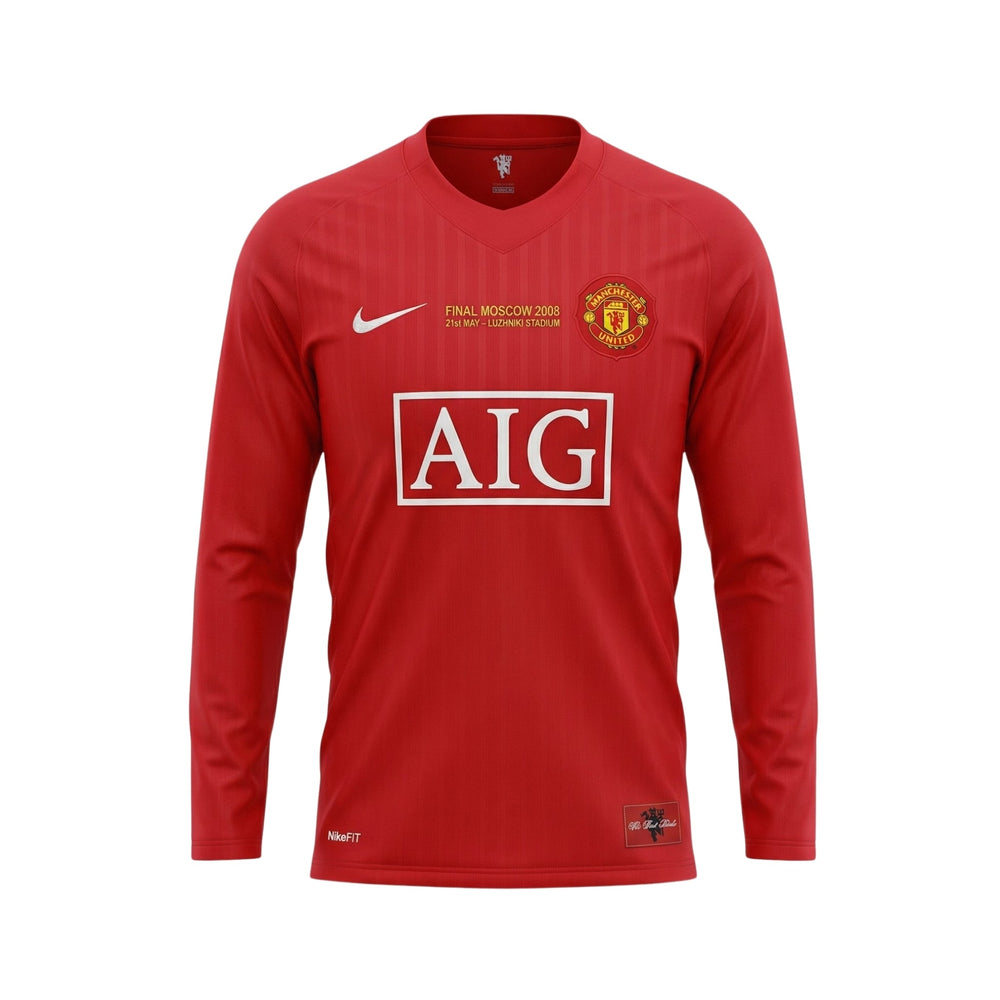 Manchester United Domicile 07/08 - Manches longues - Finale de la Ligue des champions