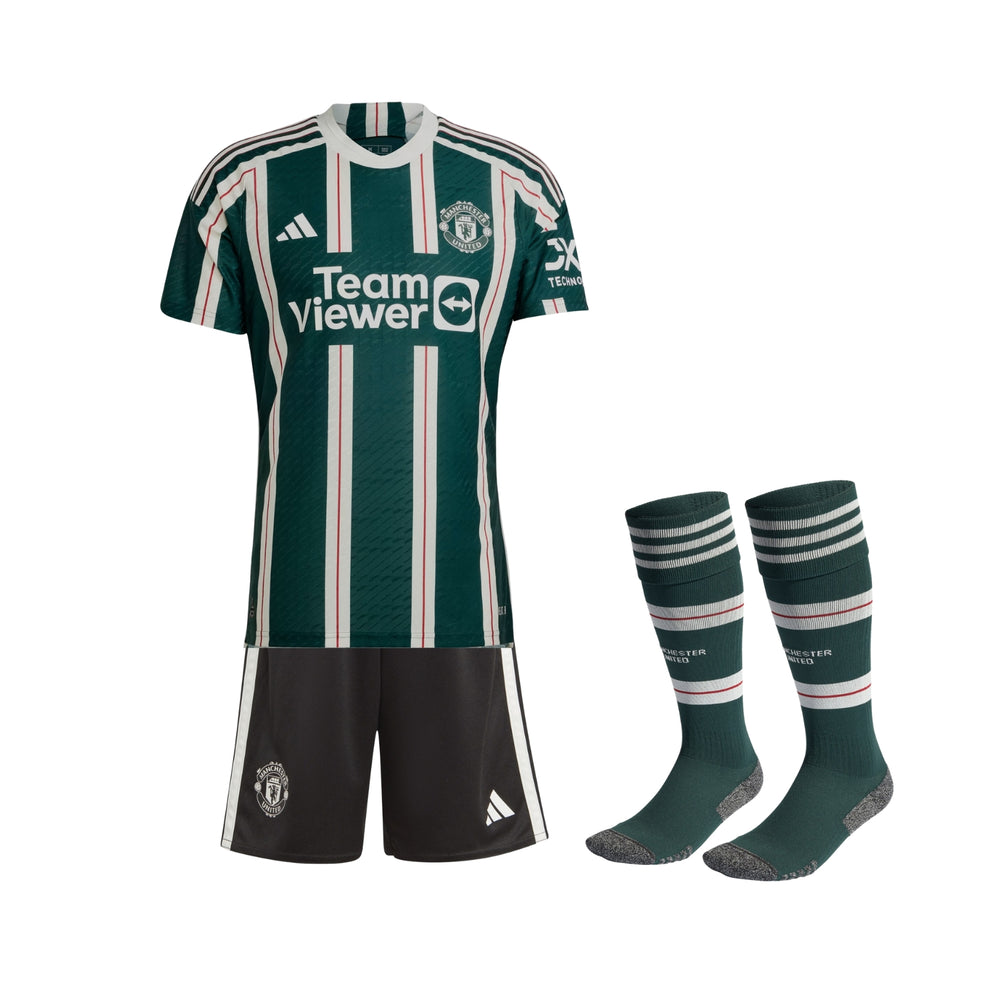 Kit Infantil Manchester United Visitante 23/24
