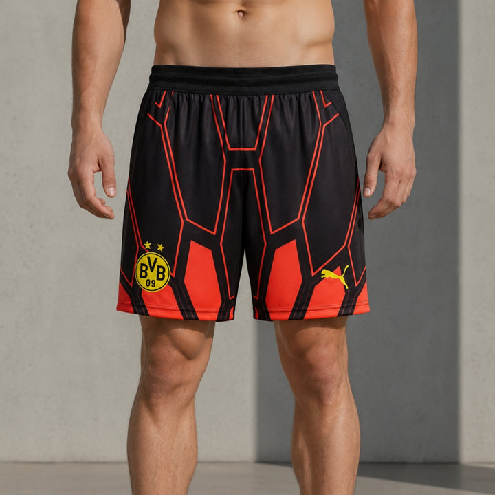 Short Borussia Dortmund Gardiens de But 26/27 - Noir et Rouge