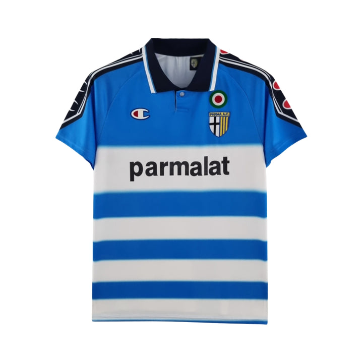 Parma Calcio Extérieur 99/00 - Bleu et Blanc