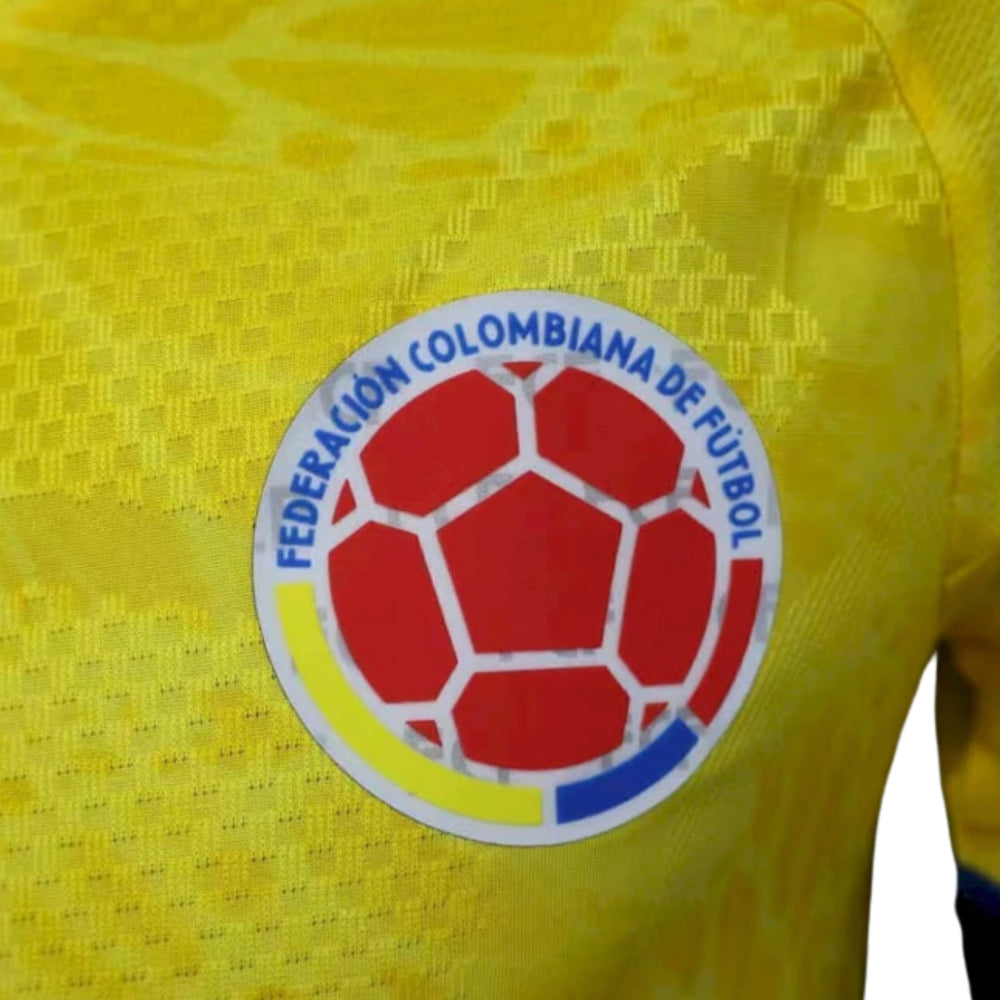 Colombie Domicile 26/27 - Coupe du Monde 2026 - Manches Longues - Version Joueur