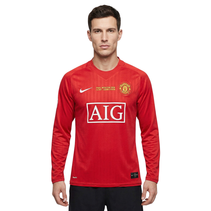 Manchester United Home 07/08 - Long Sleeves - Champions League Final