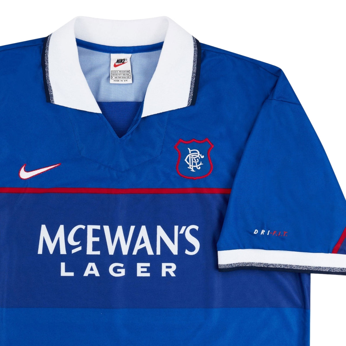 Rangers Home 97/98 - Close-up