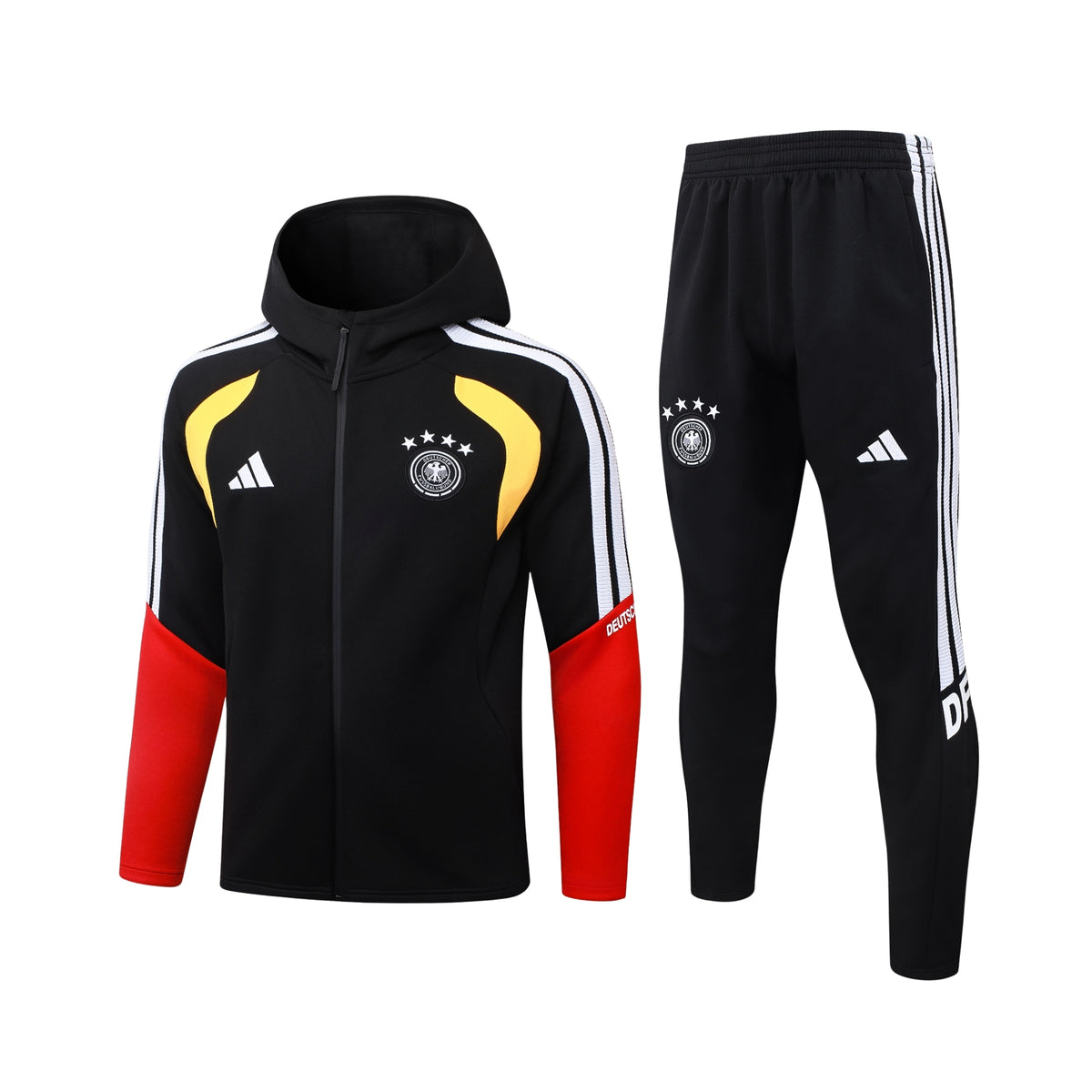 Allemagne 26/27 - Survêtement - Zip Complet - Noir, Jaune et Rouge 2