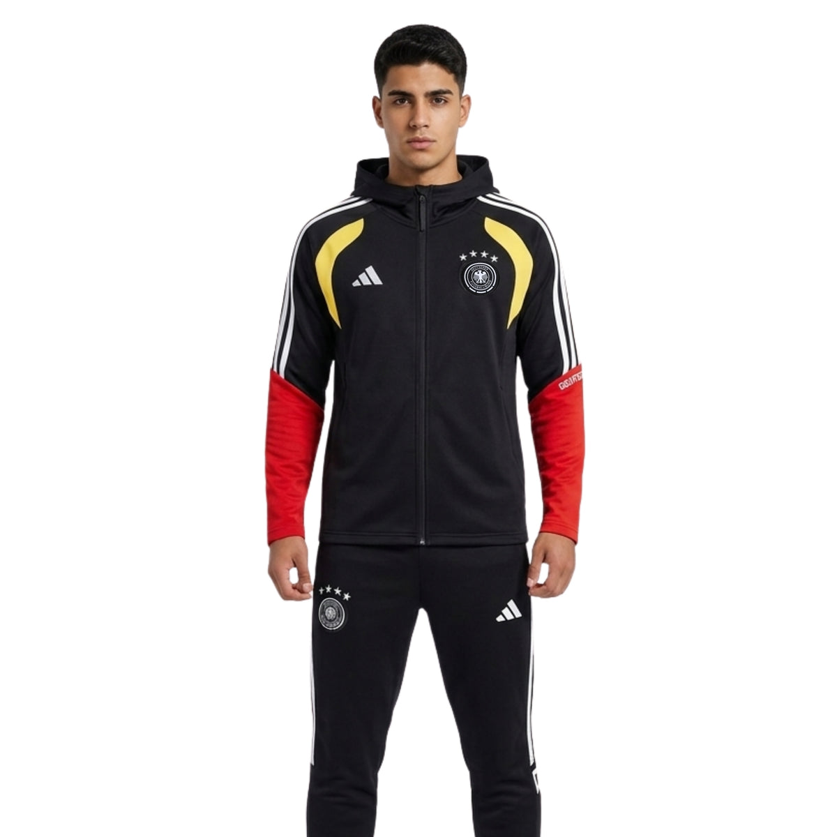 Allemagne 26/27 - Survêtement - Zip Complet - Noir, Jaune et Rouge 2