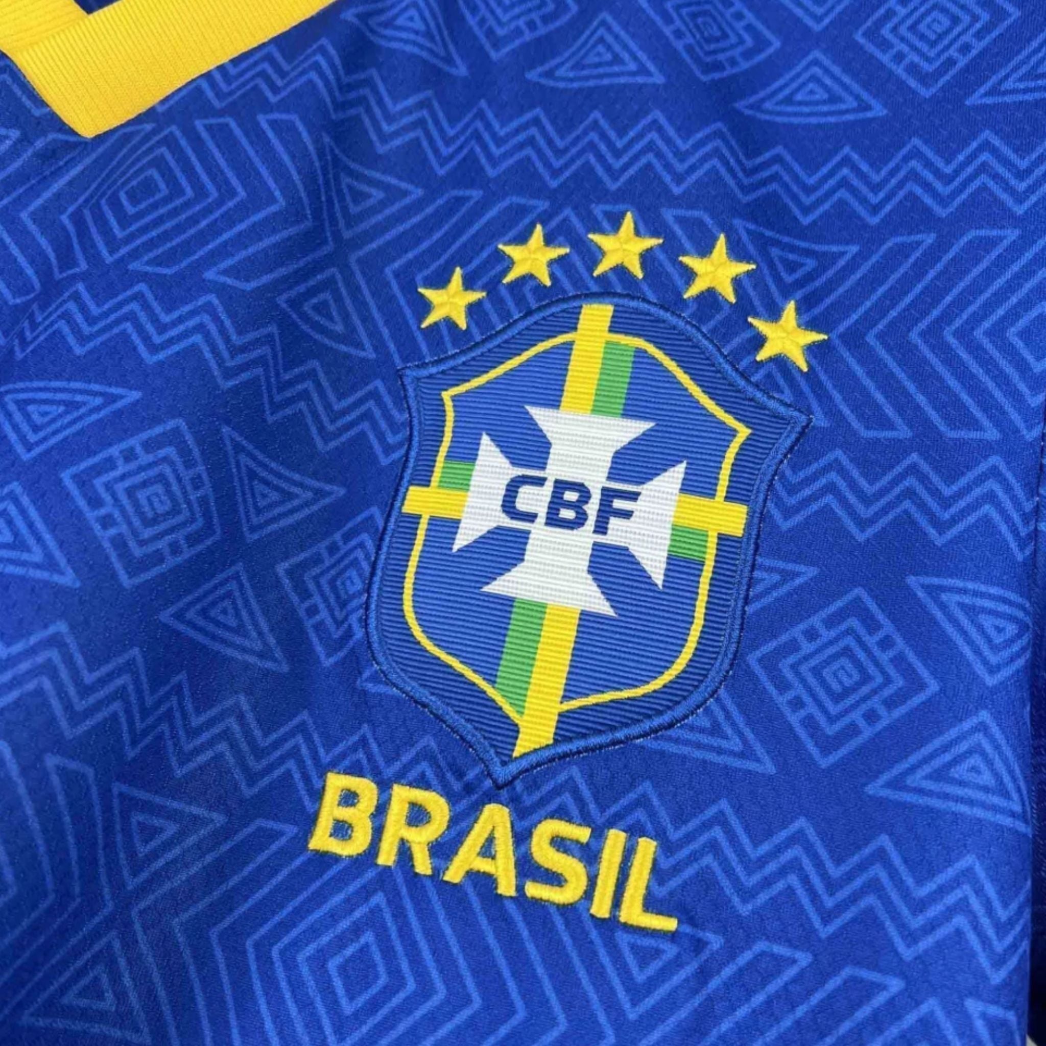 Brésil Édition Spéciale 26/27 - Coupe du Monde 2026 - Version Joueur - Bleu et Jaune