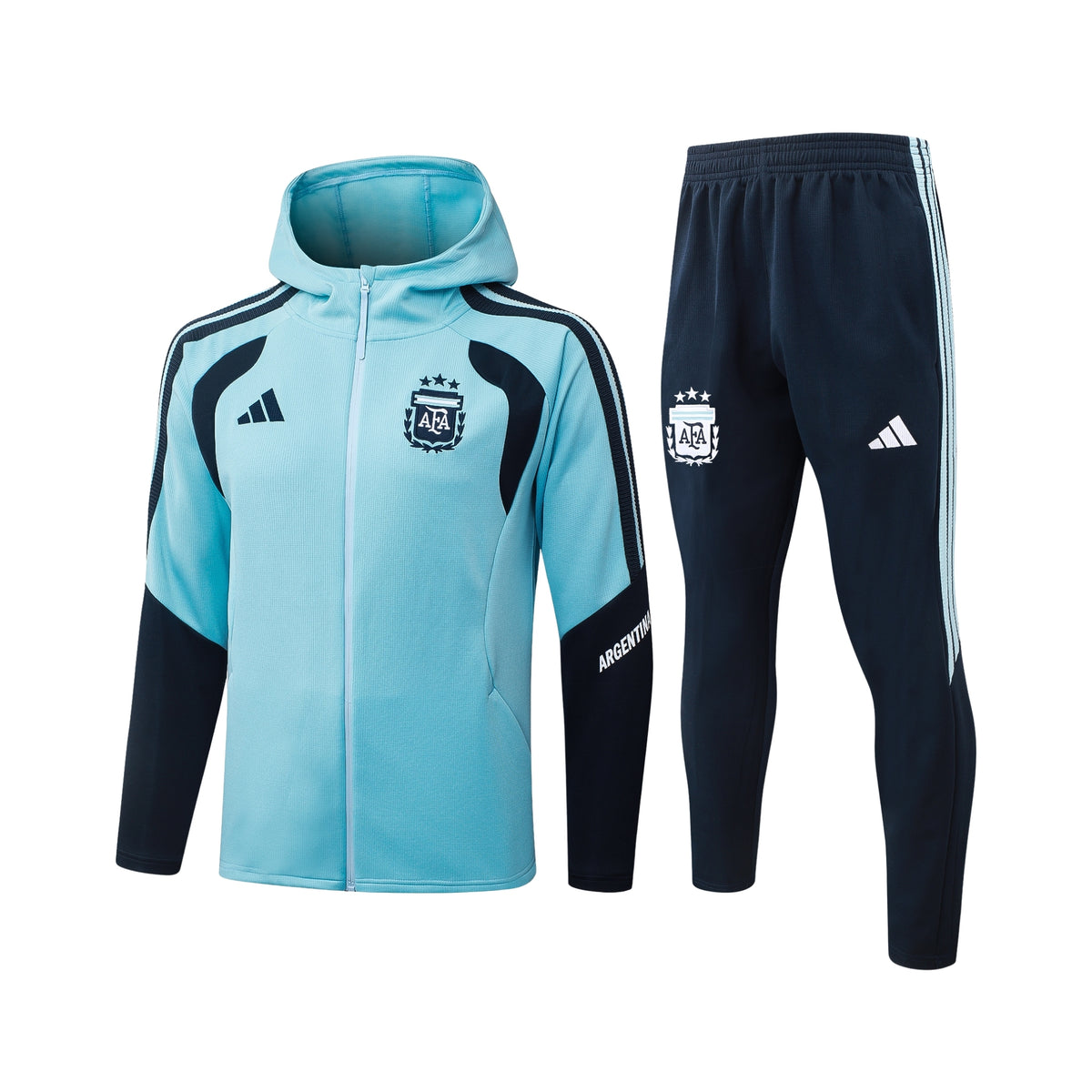Argentine 26/27 - Survêtement - Zip Complet - Bleu Clair et Bleu Marine 2