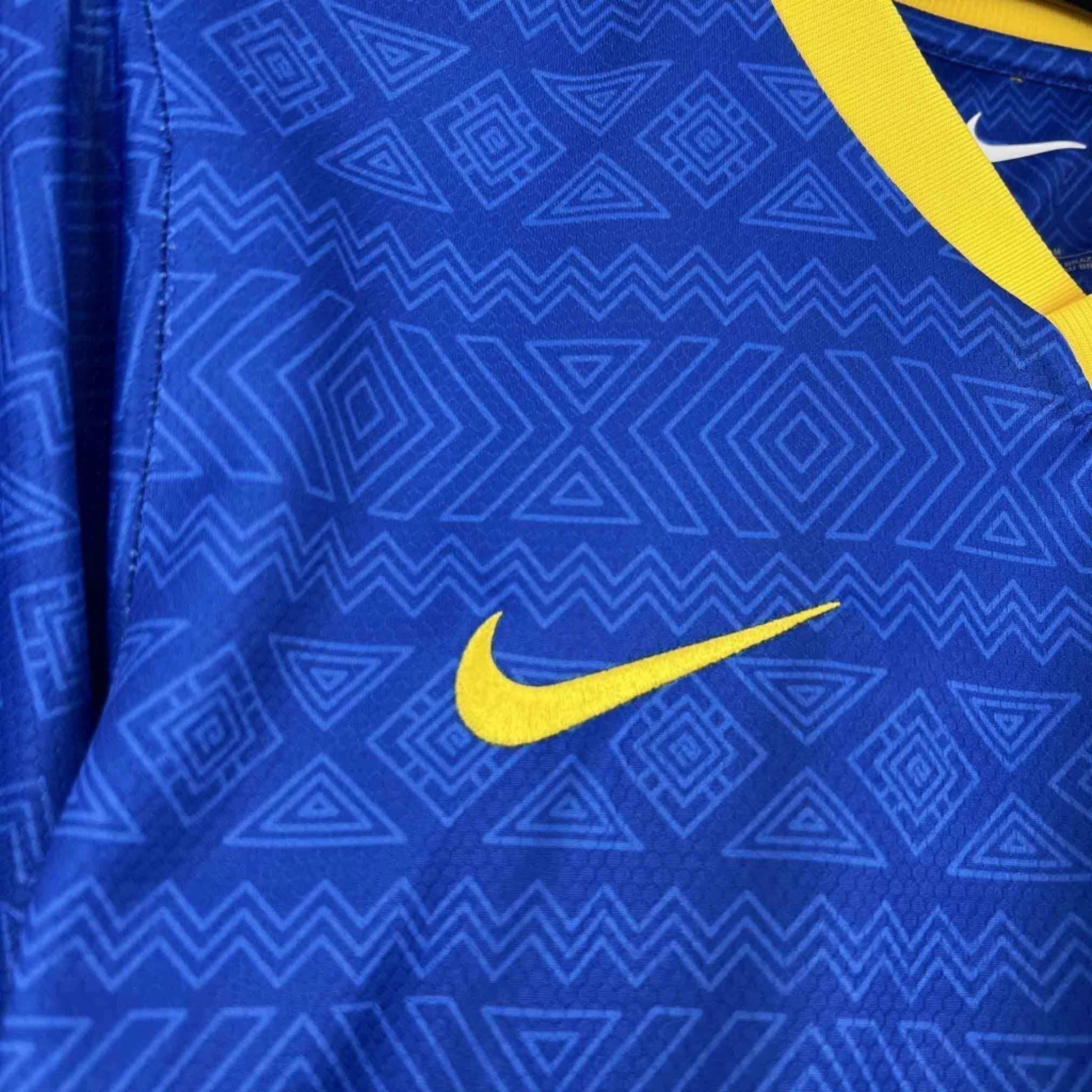 Brésil Édition Spéciale 26/27 - Coupe du Monde 2026 - Version Joueur - Bleu et Jaune