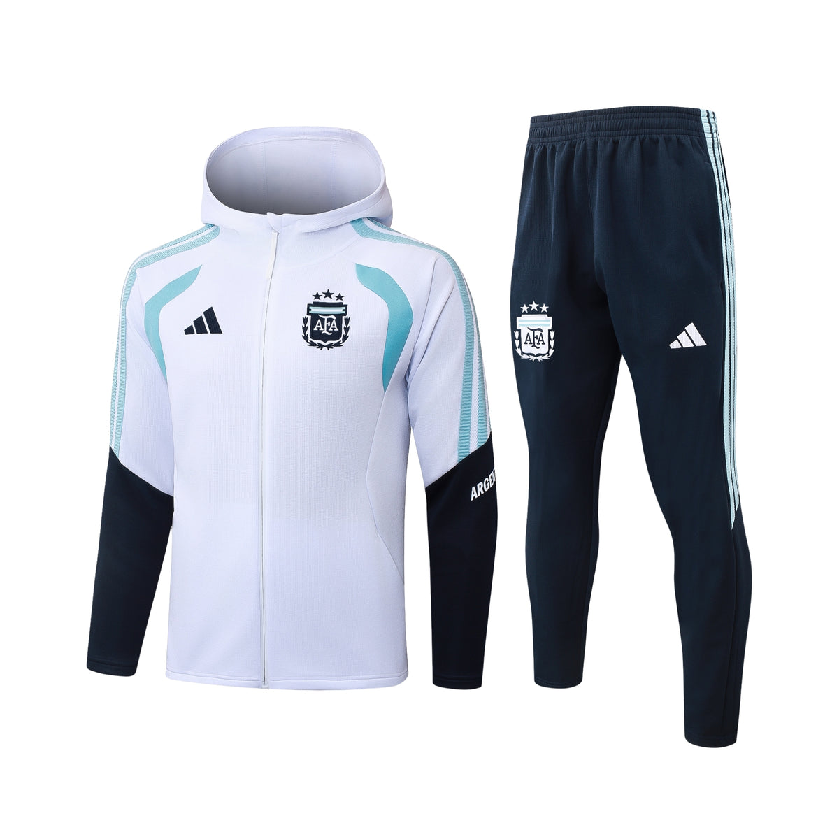 Argentine 26/27 - Survêtement - Zip Complet - Blanc et Bleu Clair