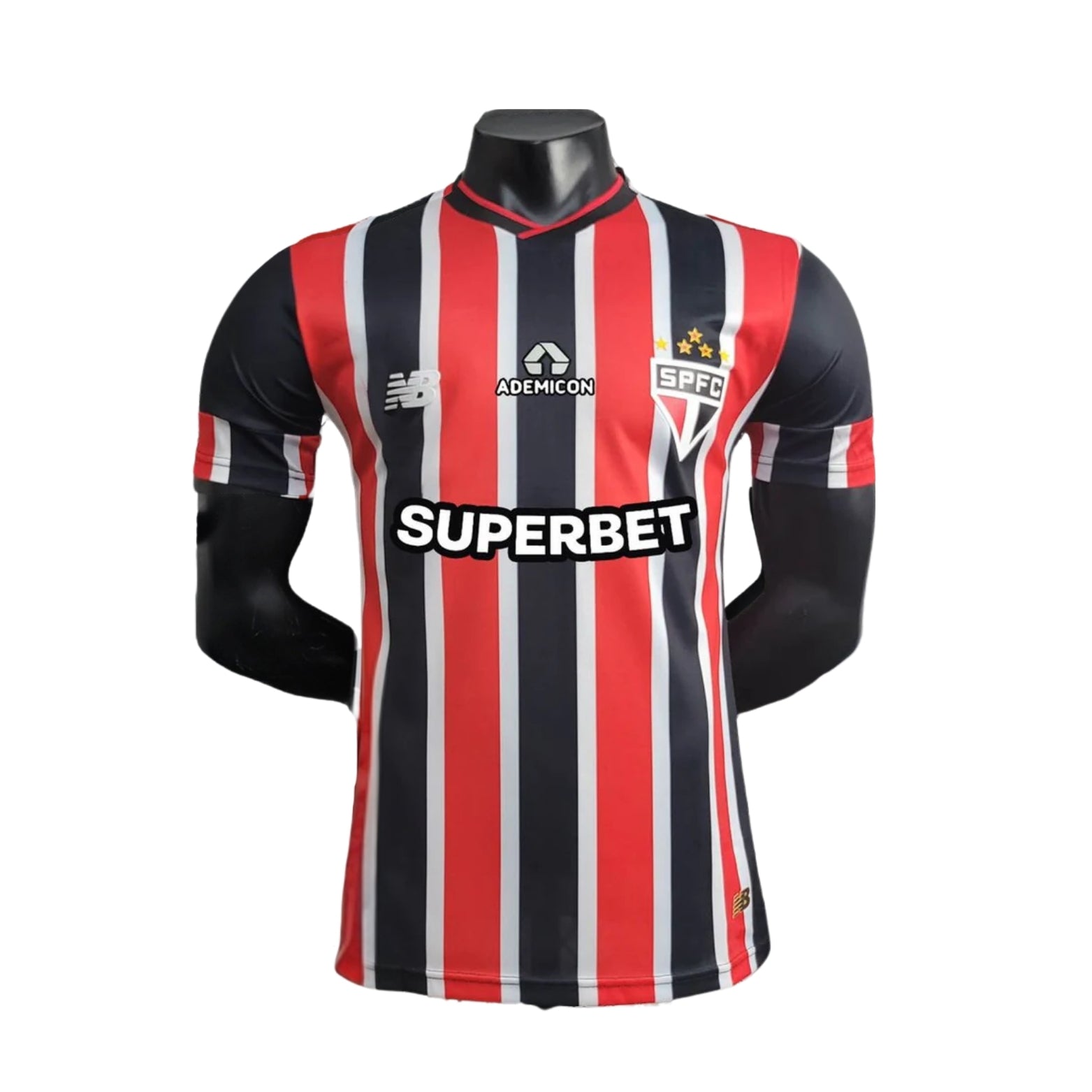 São Paulo Extérieur 24/25 - Tous les Sponsors - Version Joueur