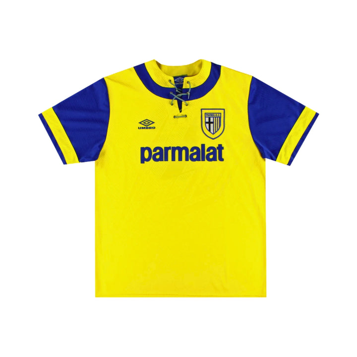 Parma Calcio Extérieur 93/94 - Jaune et Bleu parmalat