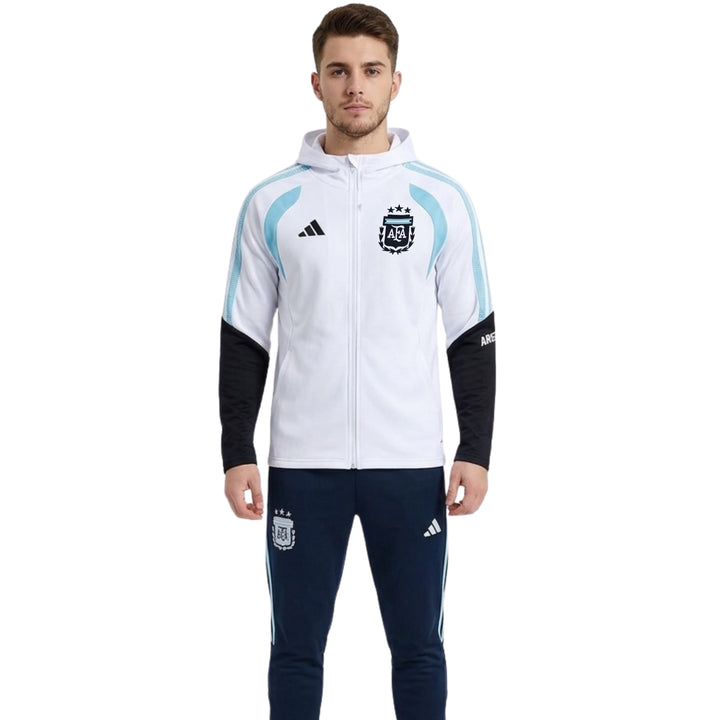 Argentine 26/27 - Survêtement - Zip Complet - Blanc et Bleu Clair