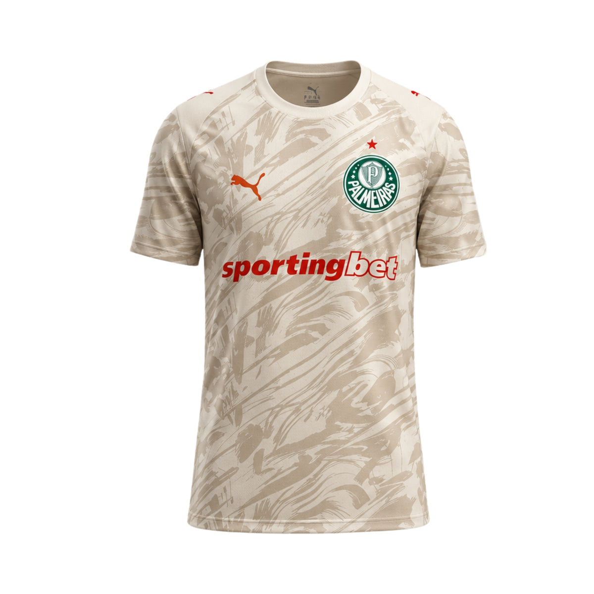 Palmeiras Gardiens de But 26/27 - Beige et Blanc