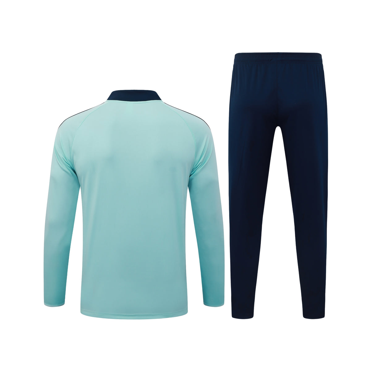Allemagne 26/27 - Survêtement - 1/2 Zip - Bleu Clair et Bleu Marine