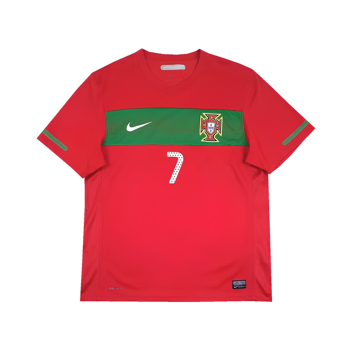Portugal Home 10/11 - Ronaldo 7 - Back view