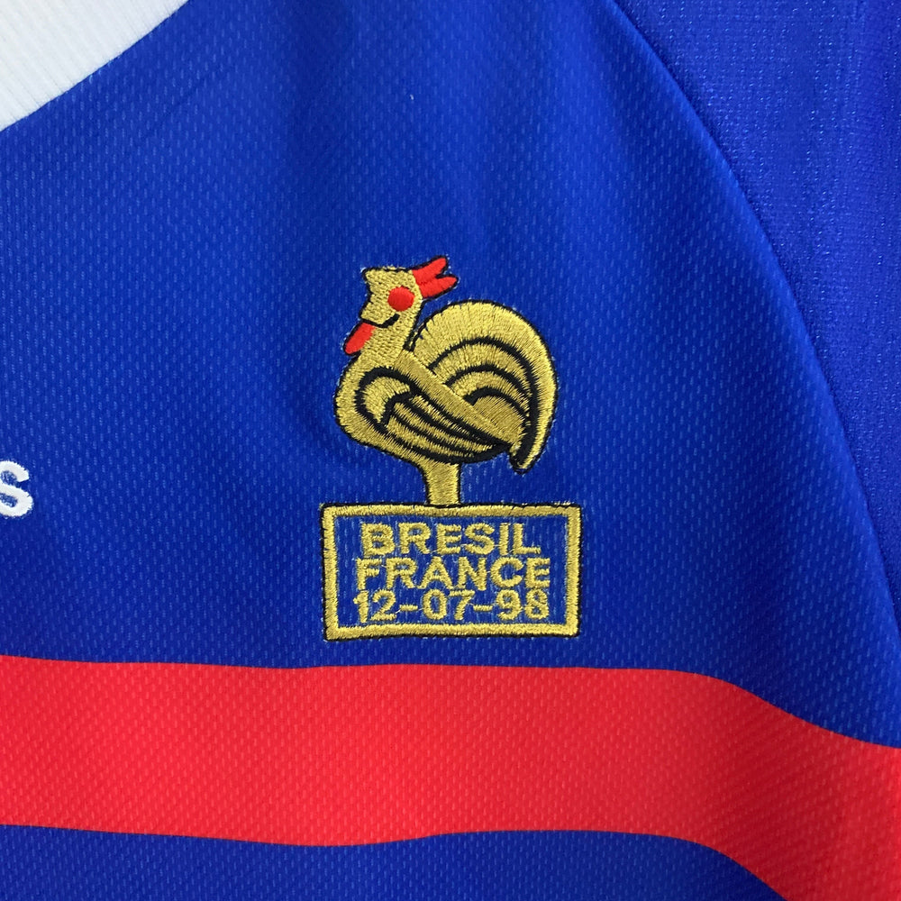 Camiseta Francia Local 97/98 - Manga Larga - Mundial 98