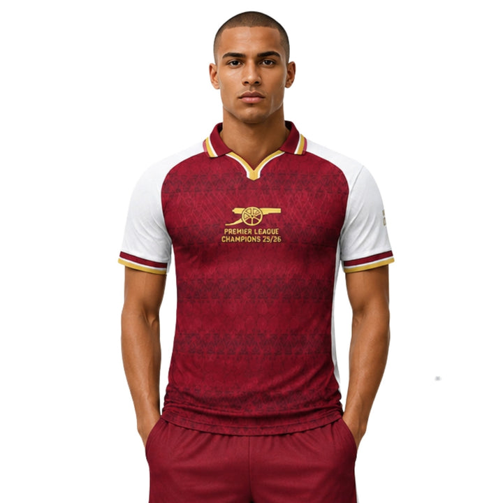 Arsenal Édition Spéciale 26/27 - Version Joueur - Bordeaux et Blanc