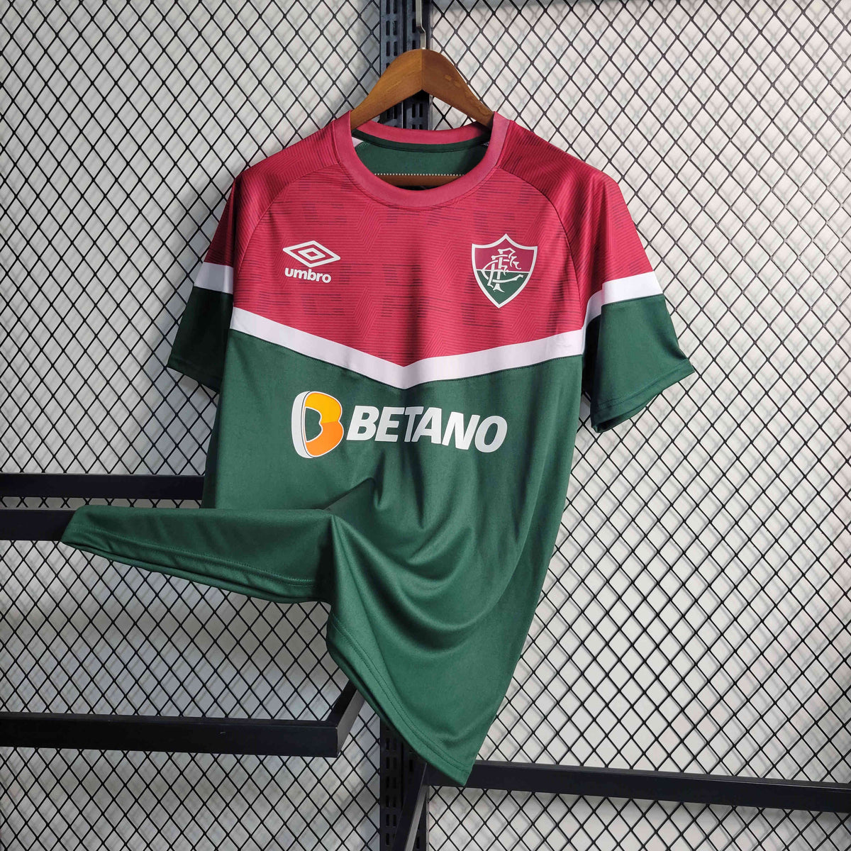 Fluminense Entraînement 23/24 - Tous les Sponsors - Vue de dos
