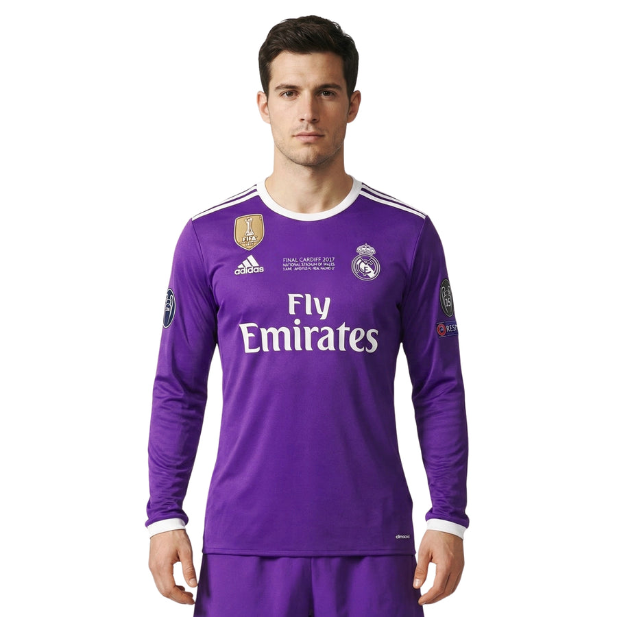 Real Madrid Extérieur 16/17 - Finale de la Ligue des champions- Manches Longues