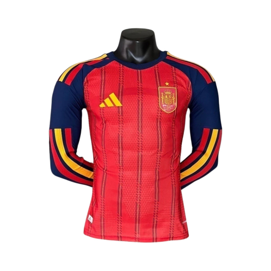 Espagne Domicile 26/27 - Coupe du Monde 2026 - Manches Longues - Version Joueur