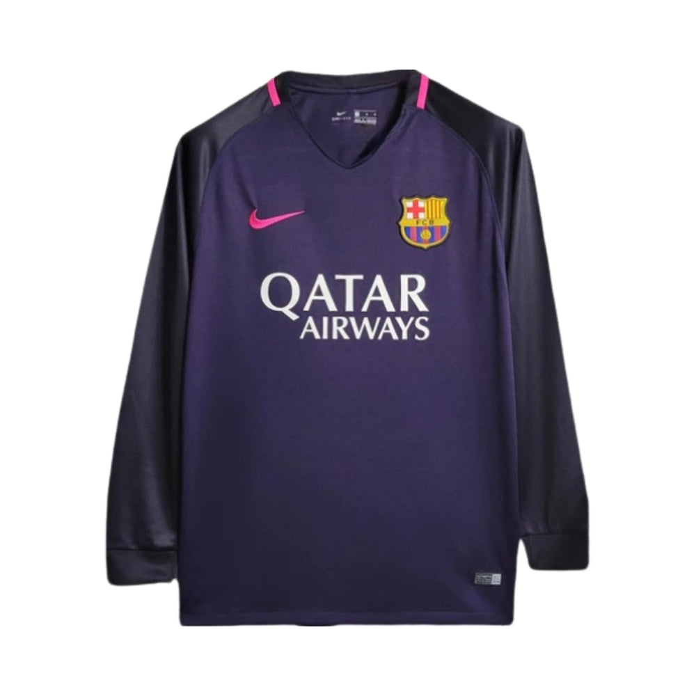 Barcelone Extérieur 16/17 - Manches Longues - Violet Foncé