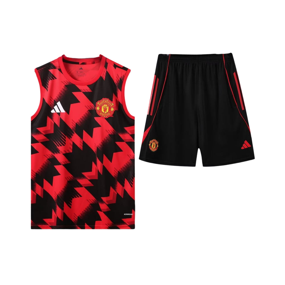 Manchester United 25/26 - Equipamiento de Entrenamiento - Manga Cava