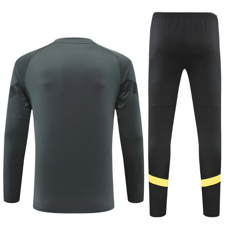 Borussia Dortmund - Tracksuit - 1/2 Zip - Black and Grey