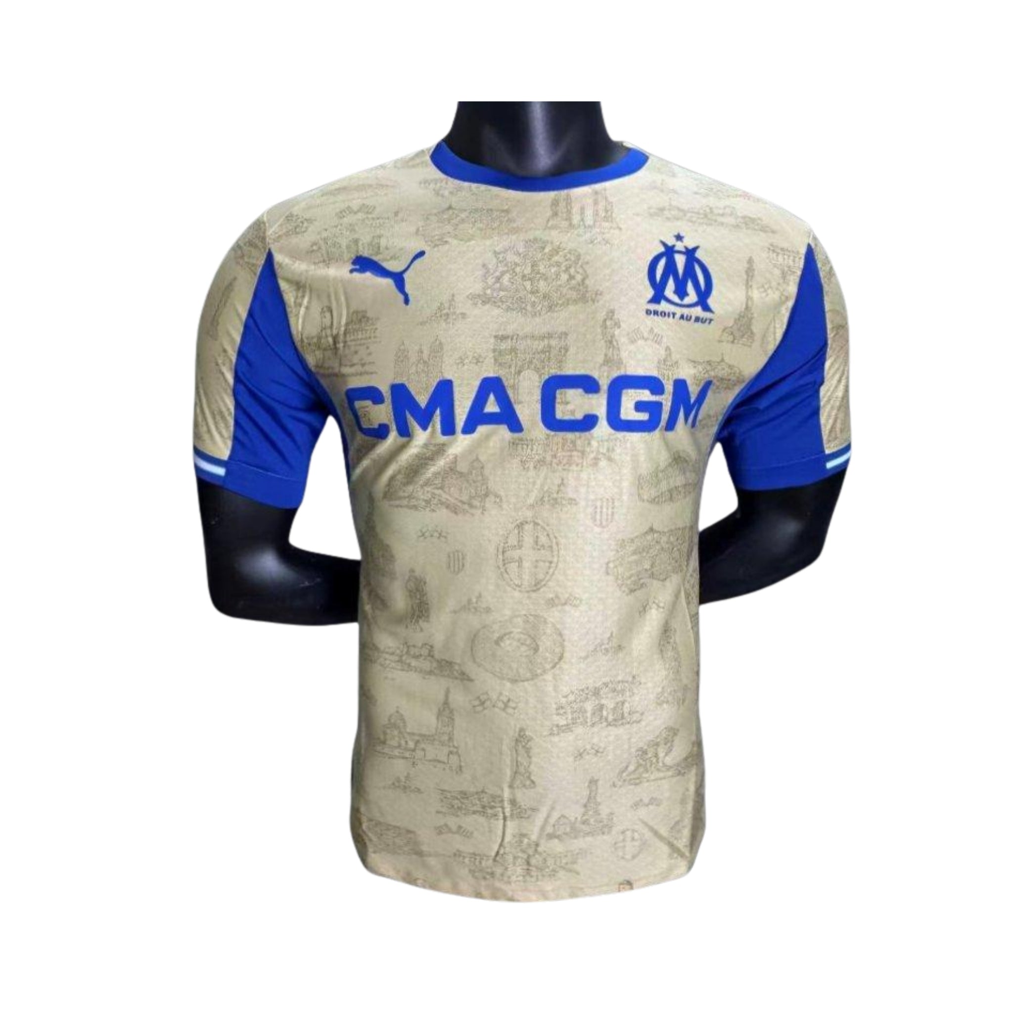 Olympique de Marseille Quatrième 25/26 - Vue de face