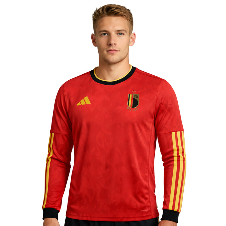 Belgique Domicile 26/27 - Coupe du Monde 2026 - Manches Longues