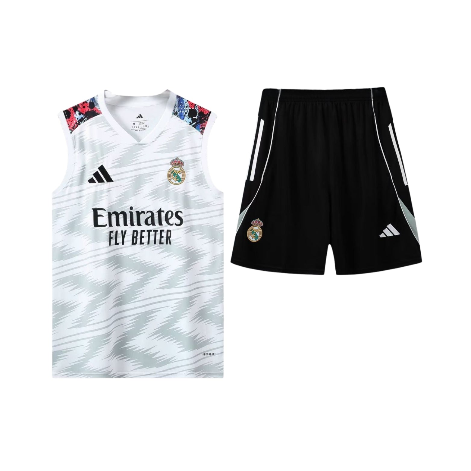 Real Madrid 25/26 - Équipement de Entraînement - Manches Cava
