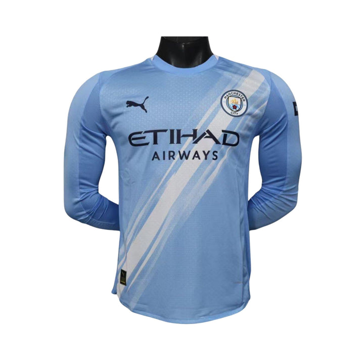 Manchester City Domicile 25/26 - Manches Longues - Version Joueur