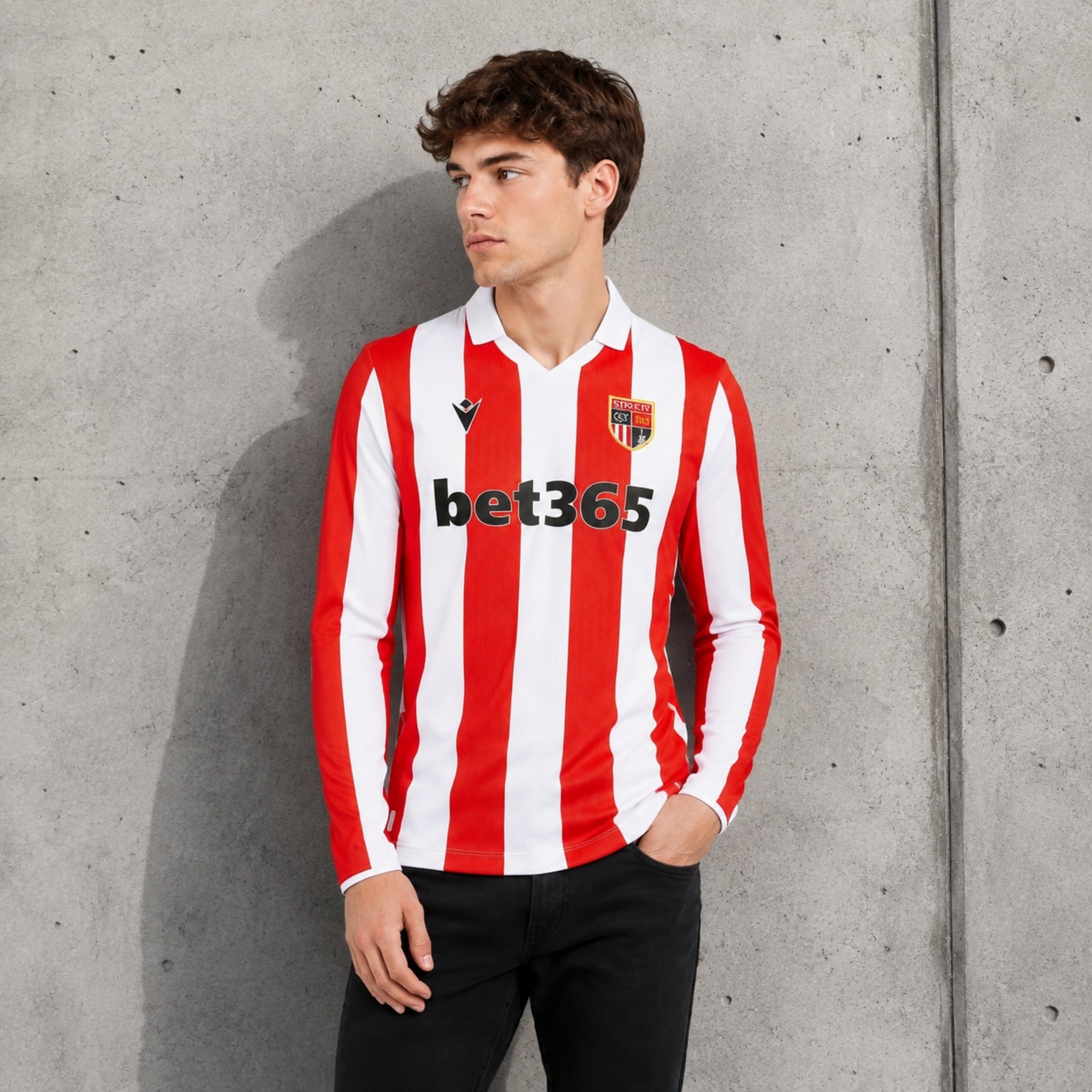 Stoke City Domicile 26/27 - Manches Longues