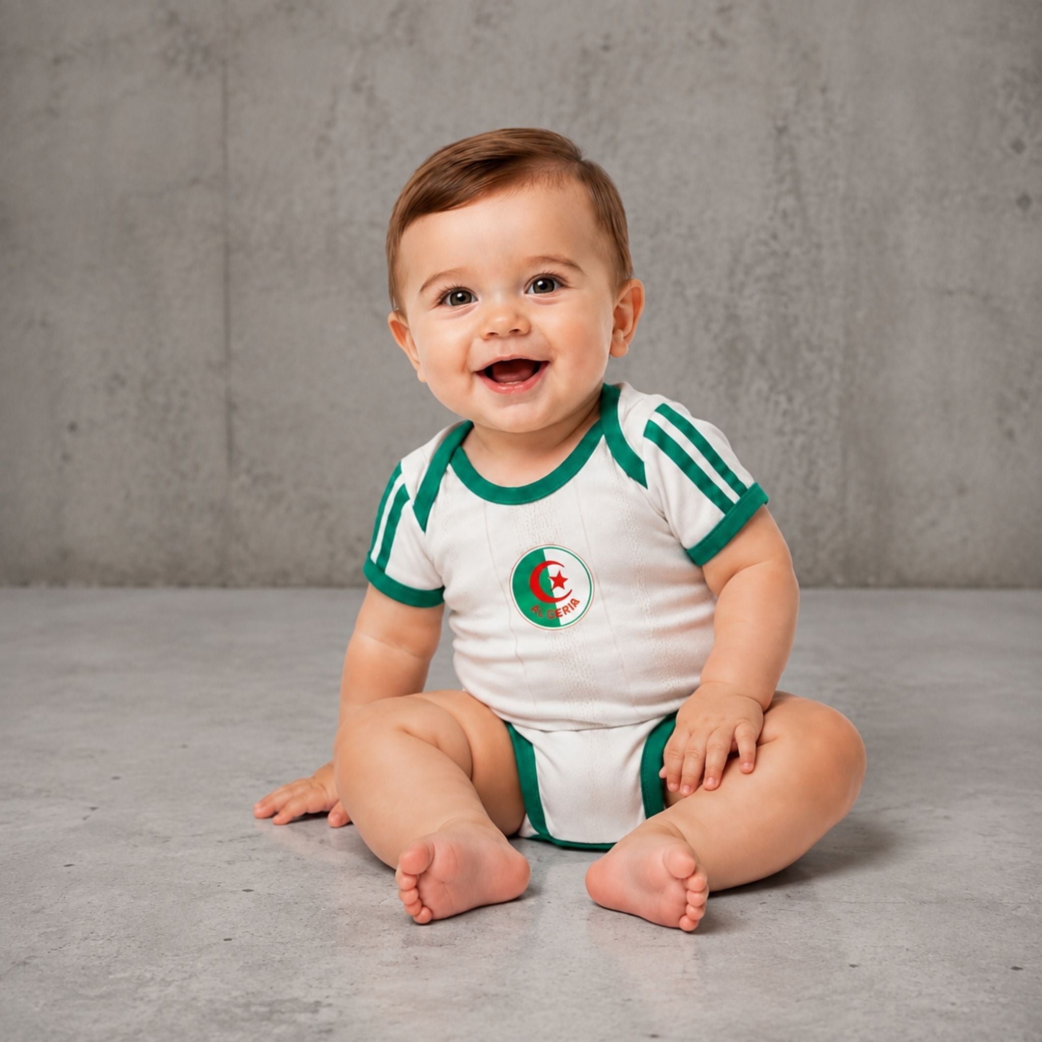 Algérie - Body Bébé Domicile 26/27 - Coupe du Monde 2026