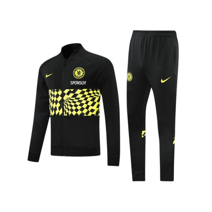 Chelsea 25/26 - Tracksuit - Full Zip - Black and Yellow
