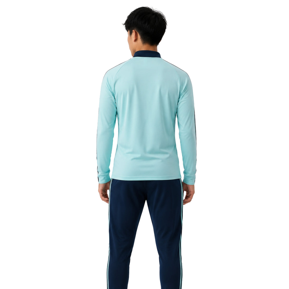 Allemagne 26/27 - Survêtement - 1/2 Zip - Bleu Clair et Bleu Marine 2