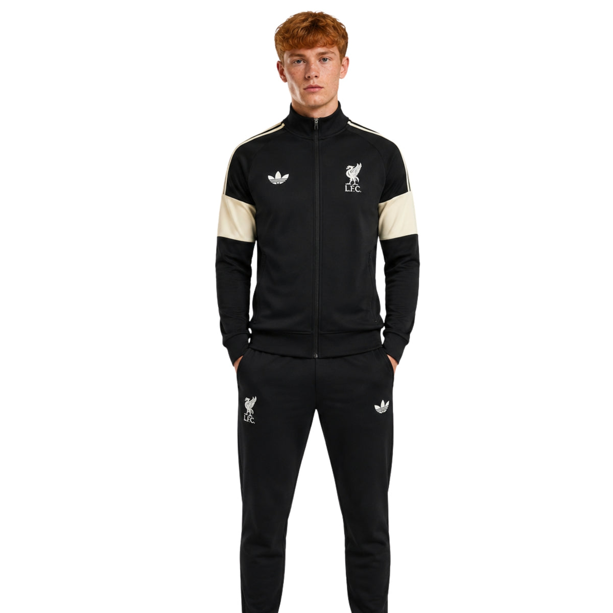 Liverpool 26/27 - Tracksuit - Full Zip - Black and Beige