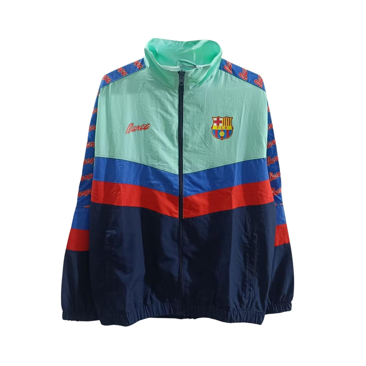 Coupe-Vent - Barcelone 25/26 - Vert Menthe et Bleu Marine