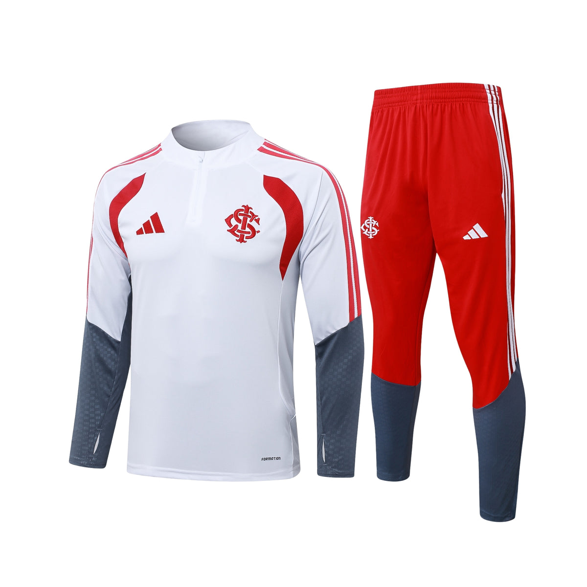 Internacional 26/27 - Survêtement - 1/2 Zip - Blanc
