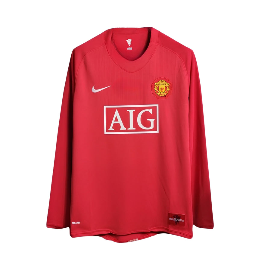 Manchester United Domicile 07/08 - Manches longues